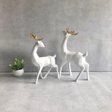 Pair of Rudolph Reindeer Sculpture