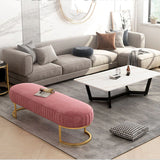 Nordic Bed Foot Bench Living Room Soft Ottoman Stool