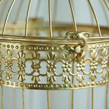 Decorative Golden Candle/Bird Cage Stand -Set of 3