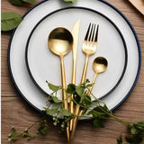 Pure Golden Dinnerware Cutlery Set