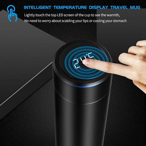 Temperature Display LED Water Bottle