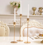European Exquisite Candlesticks-Set Of 3