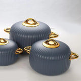 Elegant Luxury Insulated Hot Pots (Set of 3)