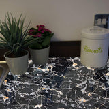 Vinyl Diy High Gloss Marble Wallpaper Foil Marble Sheet For Kitchen & Home Decoration