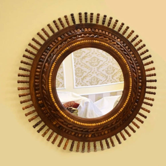 Elegant Wooden Mirror Frame