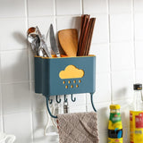 Wall Mounted Cutlery Drainer Rack- Large