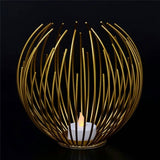 Exquisite Candlestick Decorated Candle Lamp Cage Style- Single Piece