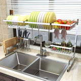 Kitchen Space Stainless Steel Dish Drying Rack (Silver)