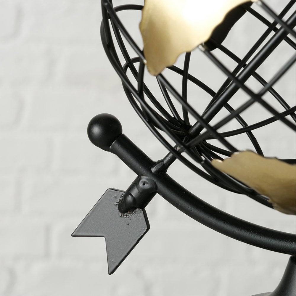 Black & Gold Globe