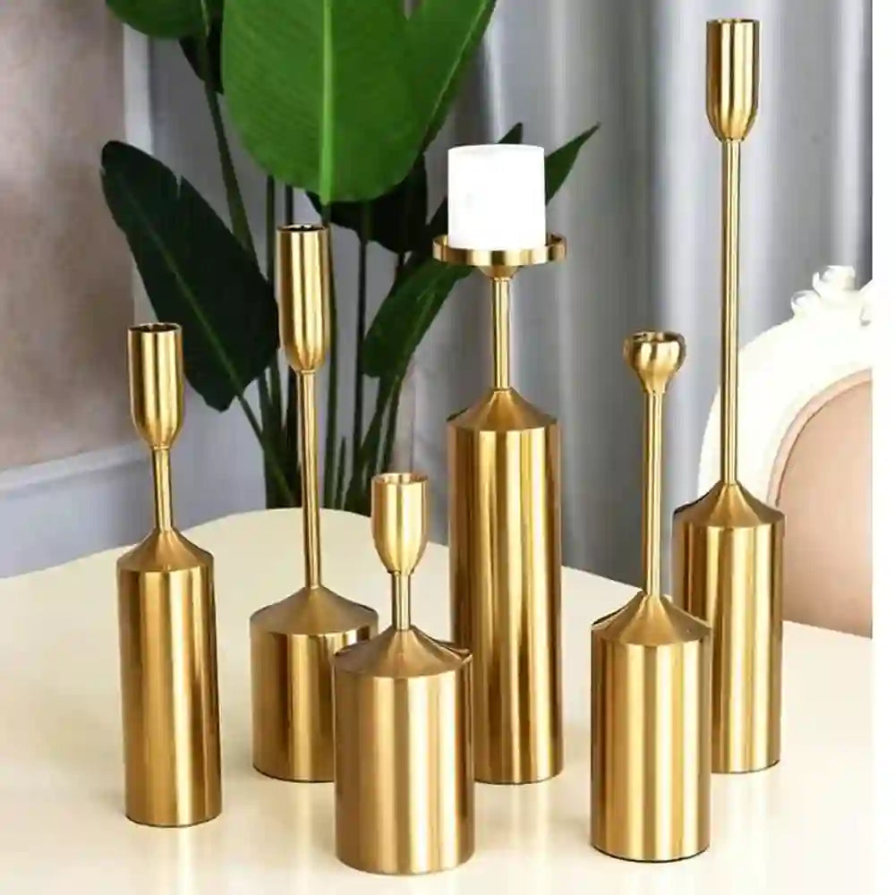 High Quality Home Decoration Candlestick 6 Pcs Set