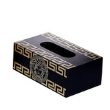 Versace Wooden Basket With Tissue Box