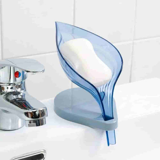 Pack of 2- Draining Soap Holder Leaf Shape