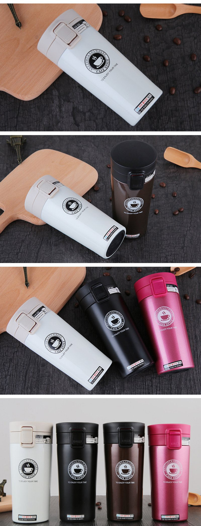 Stainless Steel Vacuum Flask Coffee Mug