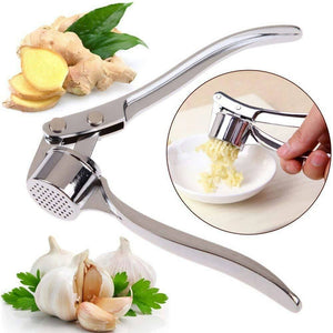 High Quality-Stainless Steel Garlic Press Crusher Squeezer