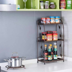 Kitchen Storage Rack Stand / Corner And Straight Wall