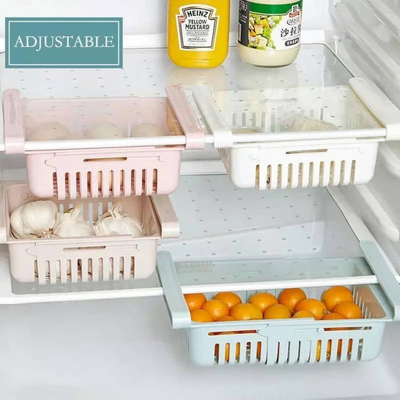 Adjustable Refrigerator | Kitchen Storage Rack