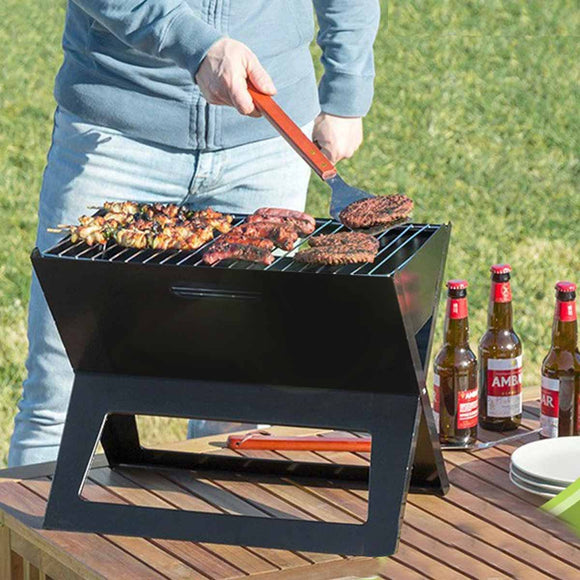X Type Foldable Portable  Barbecue Grill