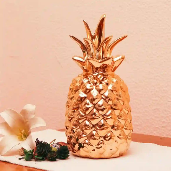 Pineapple Jar Decor (Golden)