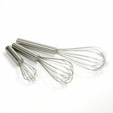 Set Of 3 Stainless Steel Whisks