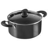 Hard Anodised Sauce Pot With Lid