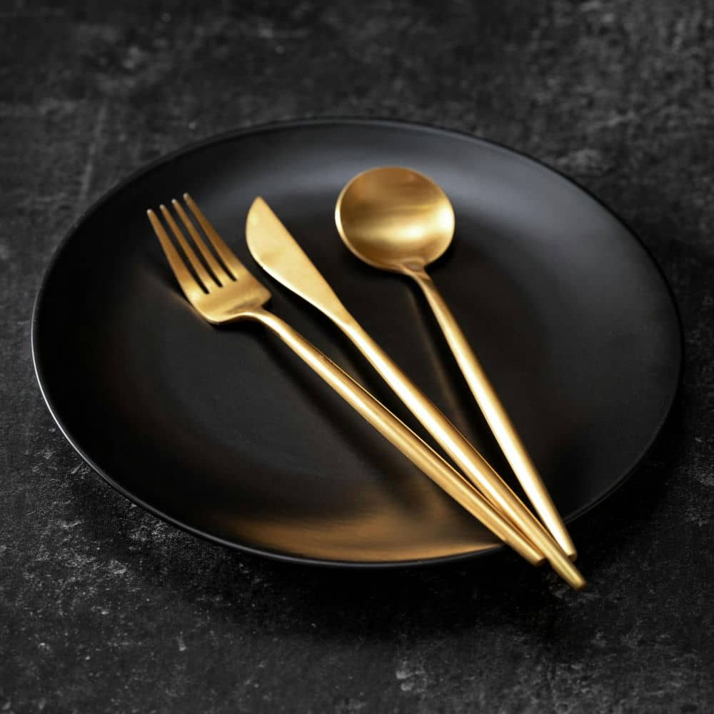 Pure Golden Dinnerware Cutlery Set